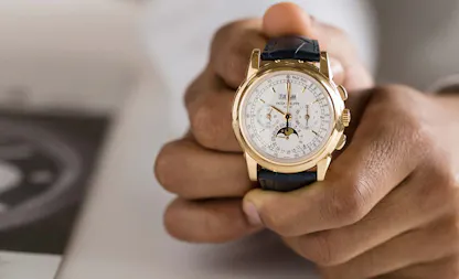 photographing a watch
