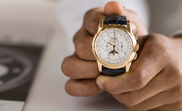 photographing a watch