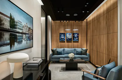 Consultation desk at IWC Schaffhausen boutique in Cherry Creek Denver Colorado