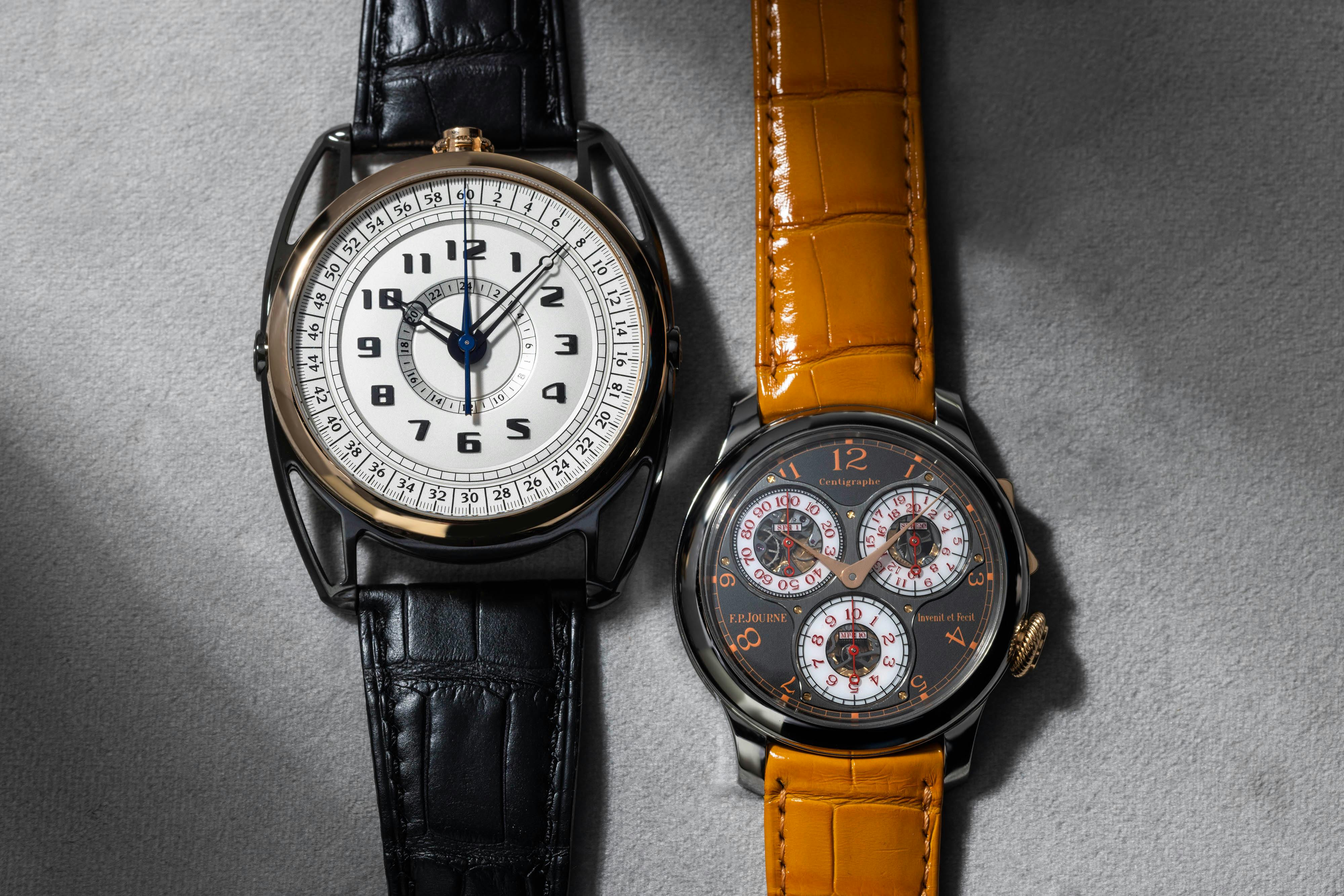 A De Bethune and F.P. Journe side by side
